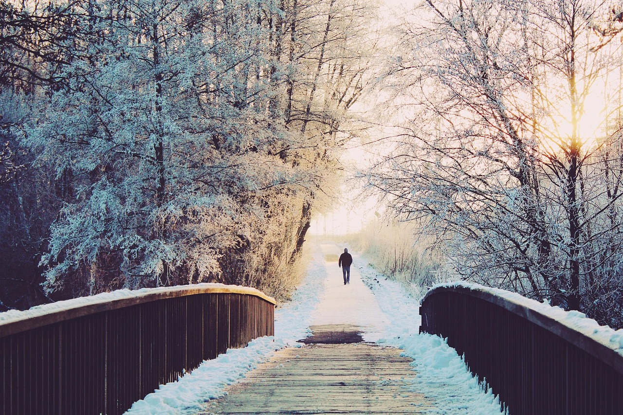 Die Hanftextilie im Winter